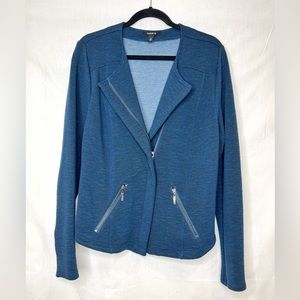 Torrid size 2, blue moto jacket